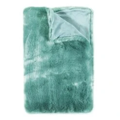 Decke SHERIDAN Felldecke Aqua Türkis -Heimtextilien pad concept decke sheridan felldecke aqua turkis 3