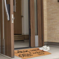 Fußmatte Kekse Dabei? Eintritt Frei! In Natur/Schwarz - 40 X 60 Cm -Heimtextilien relaxdays fussmatte kekse dabei eintritt frei in natur schwarz 40 x 60 cm 2