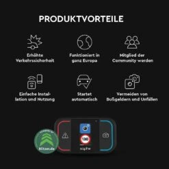 TECHNAXX Drive Mini Radar In Schwarz -Heimtextilien technaxx technaxx drive mini radar in schwarz 3