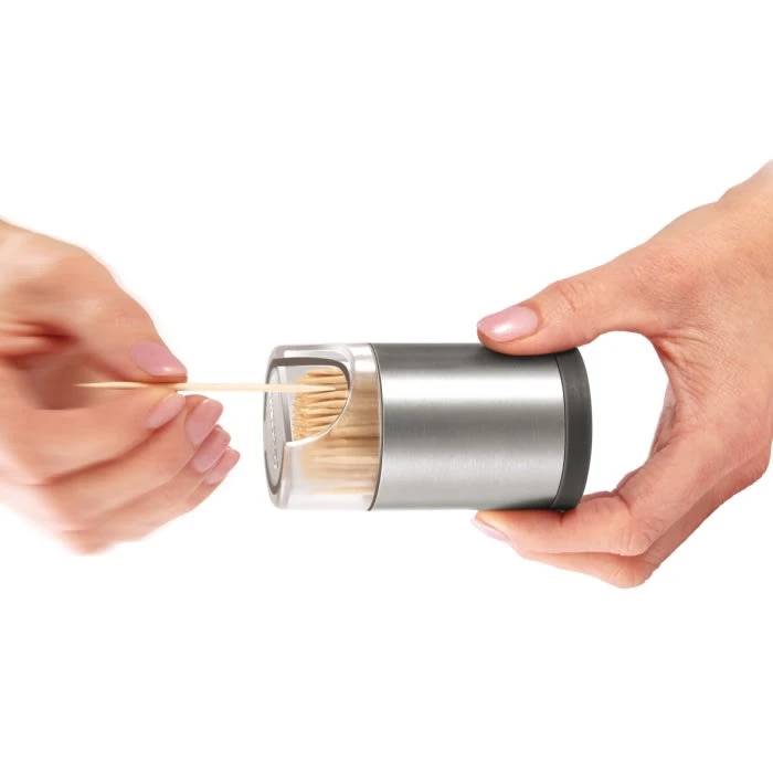 Zahnstocherspender GrandCHEF In Silber 5 Zahnstocherspender GrandCHEF In Silber – Bild 3